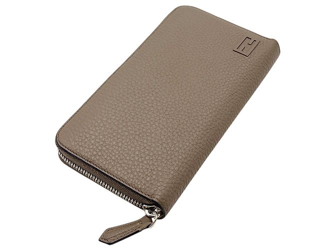Fendi Forever Zip Around Printed Leather Long - view 2