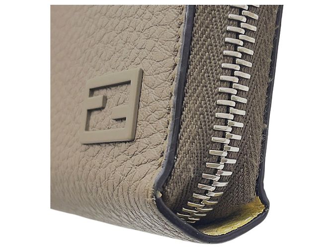 Fendi Forever Zip Around Printed Leather Long - view 6