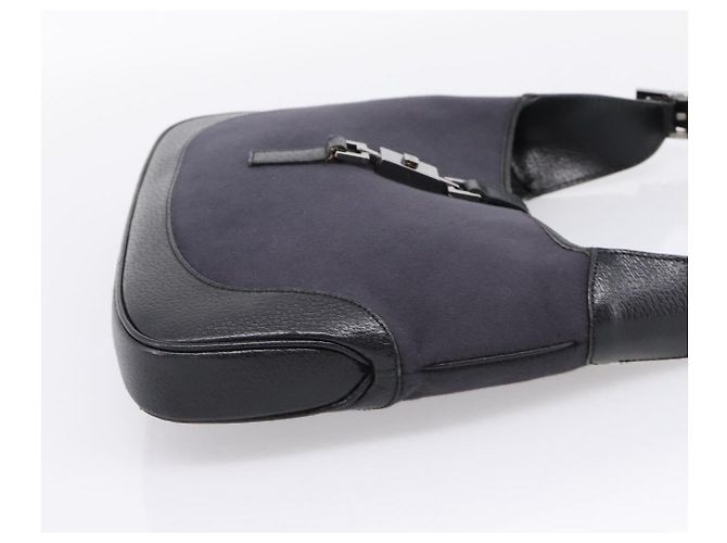 Gucci Vintage Jackie Shoulder Canvas and Leather Medium - vista 4