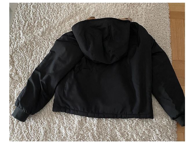 ZAPA schwarze reversible 2-in-1 Steppjacke - Ansicht 4