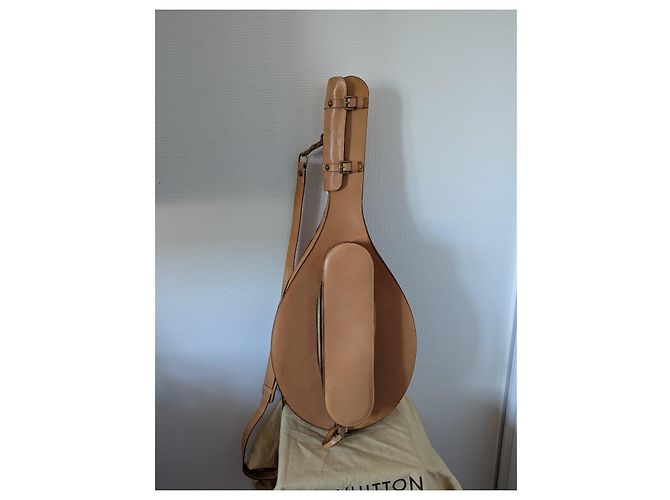 Louis Vuitton Borsa per racchetta da tennis pelle naturale - vista 12
