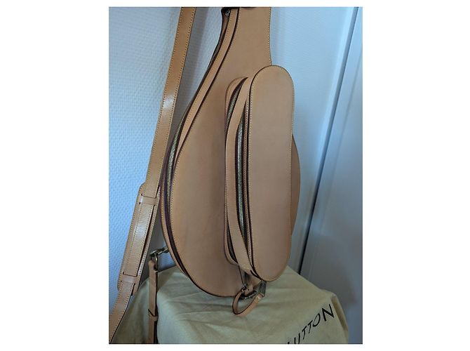 Louis Vuitton Borsa per racchetta da tennis pelle naturale - vista 14