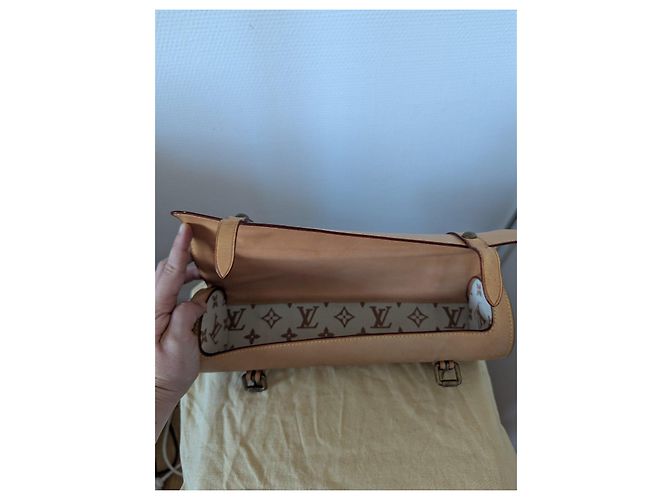Louis Vuitton Monogram Custodia per Palline da Tennis in Pelle - vista 12