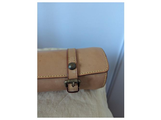 Louis Vuitton Monogram Custodia per Palline da Tennis in Pelle - vista 4