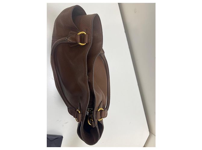 Prada Lederhandtasche Braun - Ansicht 3