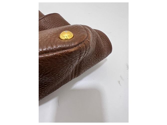 Prada Lederhandtasche Braun - Ansicht 4