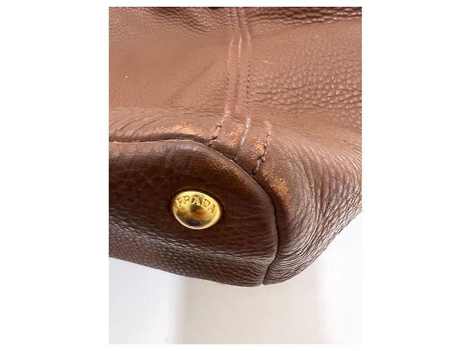 Prada Lederhandtasche Braun - Ansicht 7