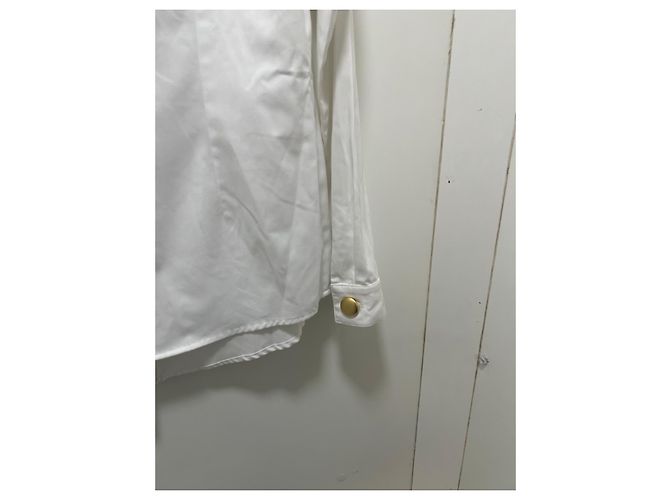 Autre Marque Camicia bianca Glamoda a maniche lunghe - vista 6