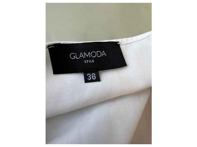 Autre Marque Camicia bianca Glamoda a maniche lunghe - vista 8