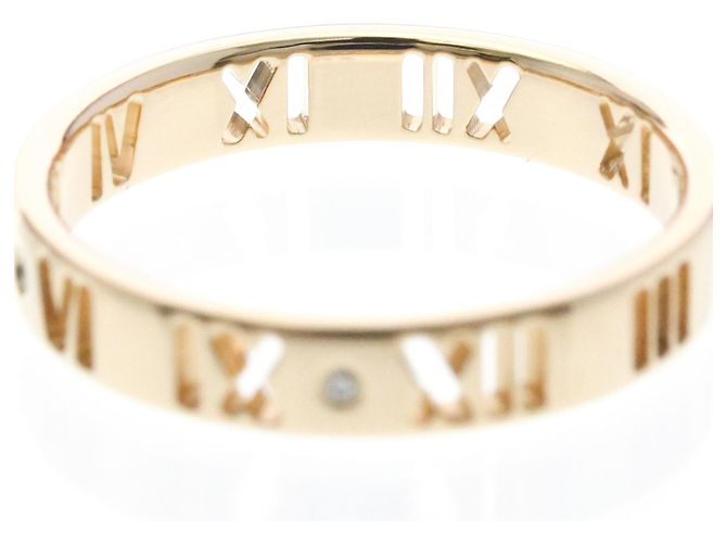 Tiffany & Co. Atlas Pierced 18K Rose Gold and Diamonds 3.5mm - vista 5