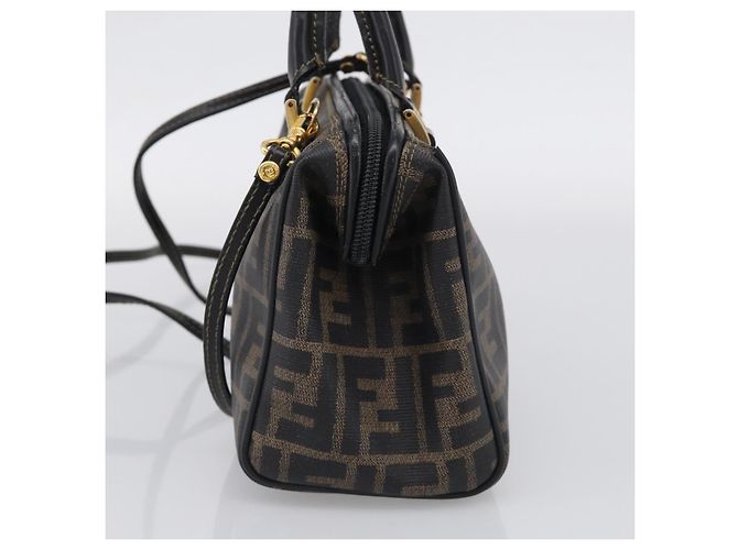 Fendi Convertible Boston Zucca Canvas Medium - vista 4