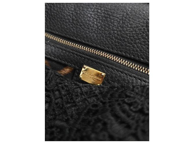 Borsa Dolce & Gabbana Sicily Pizzo Nera - vista 11