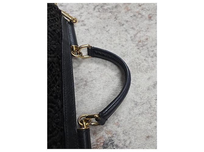 Borsa Dolce & Gabbana Sicily Pizzo Nera - vista 9