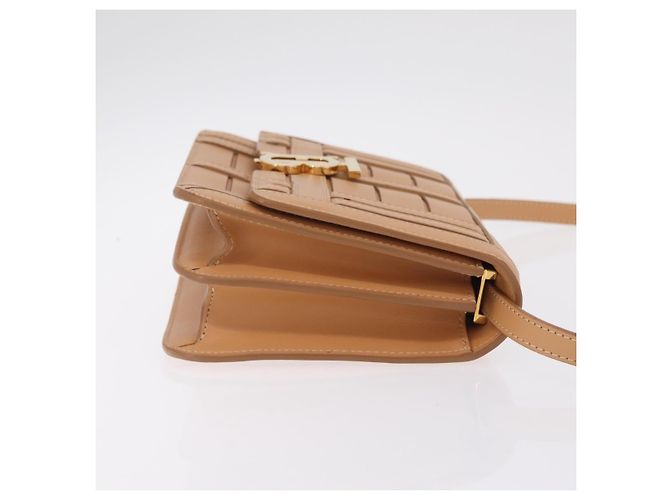 Burberry TB Flap Woven Leather Small - vista 3