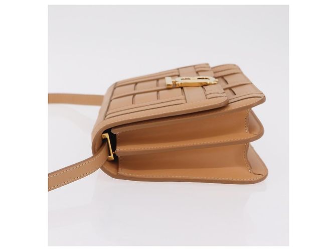Burberry TB Flap Woven Leather Small - vista 4