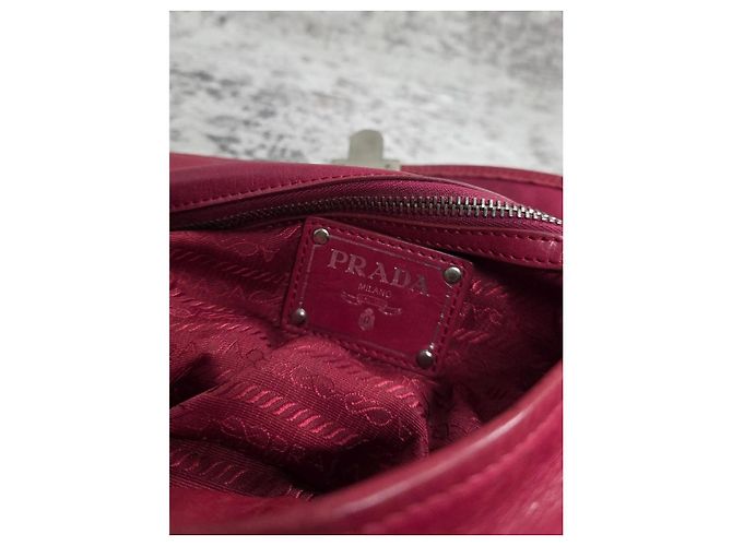 Borsa Prada Easy in nylon e pelle - vista 10