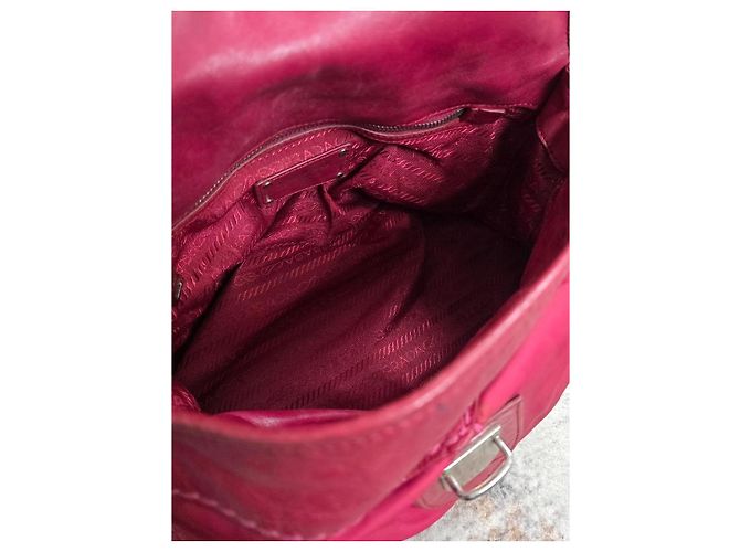 Borsa Prada Easy in nylon e pelle - vista 9