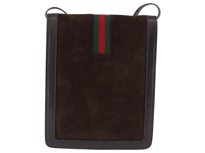 Gucci Vintage Web Sherry Line Suede - Ansicht 2