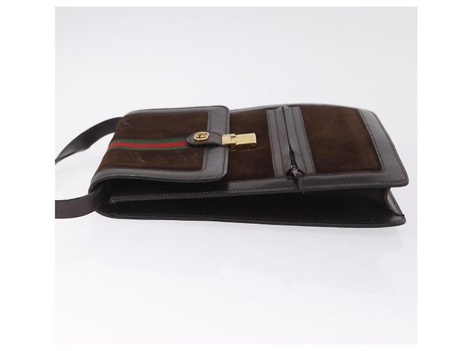 Gucci Vintage Web Sherry Line Suede - Ansicht 3