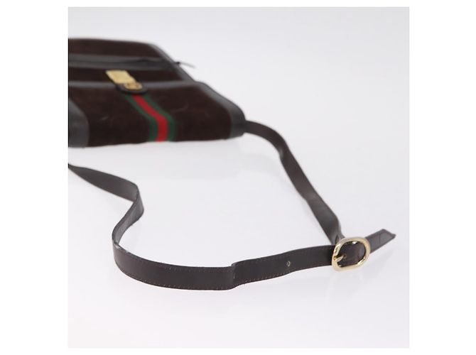Gucci Vintage Web Sherry Line Suede - Ansicht 7