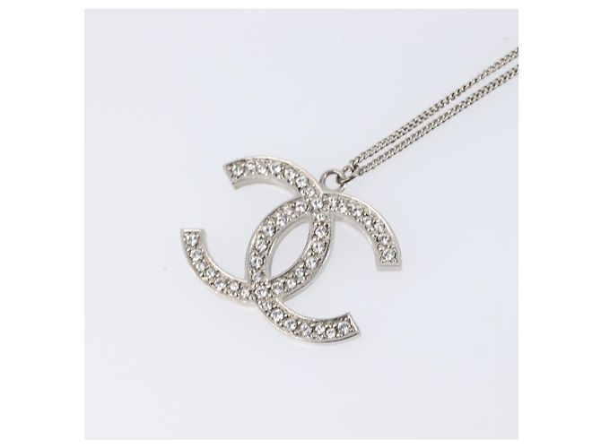 Pendente Chanel CC in metallo con cristalli - vista 5