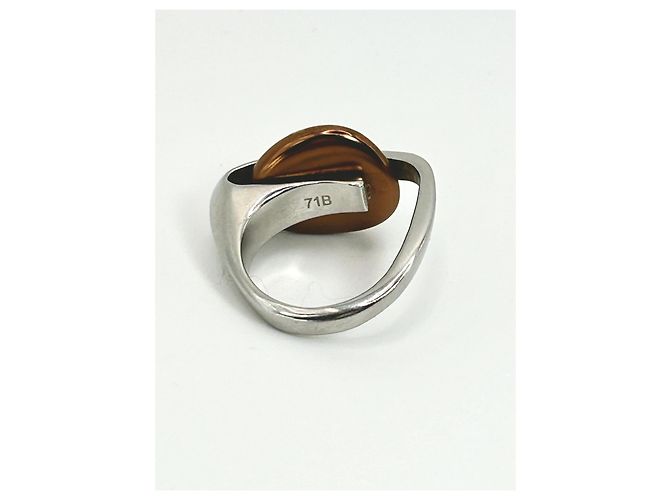 Autre Marque Anello Breil Steel Sand in Acciaio e Bronzo - vista 5
