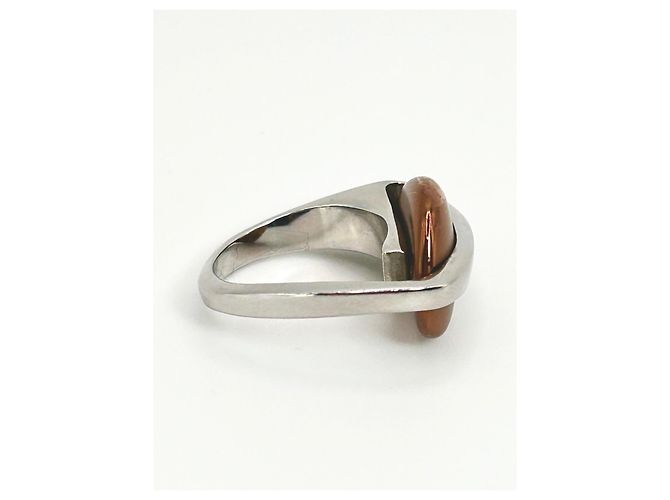 Autre Marque Anello Breil Steel Sand in Acciaio e Bronzo - vista 6