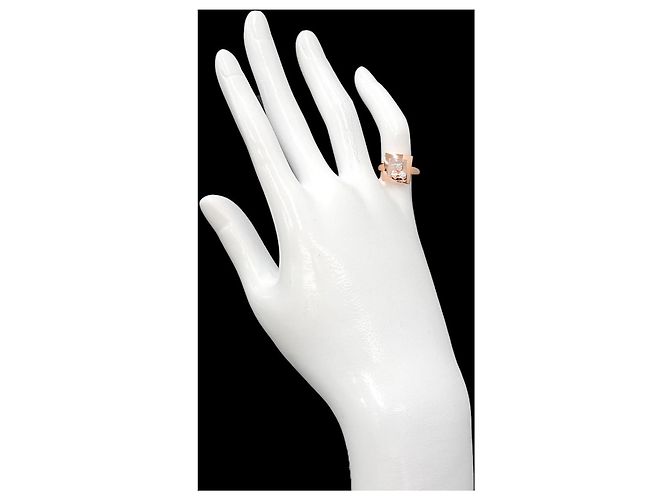 Anillo Chopard Happy Diamond en oro rosa de 18K - vista 7