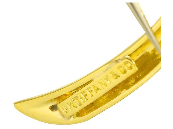 Autre Marque Spilla Tiffany & Co. in oro giallo 18K e zaffiro - vista 5