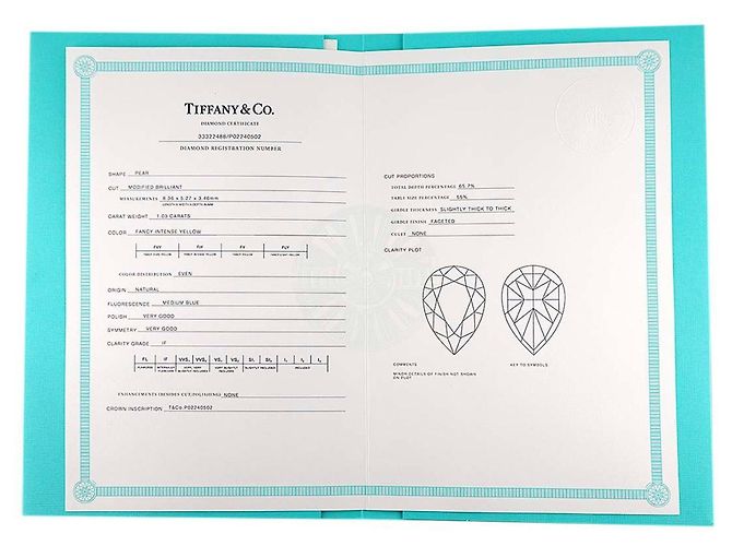 Autre Marque Collana Tiffany & Co. Soleste in diamante giallo - vista 10