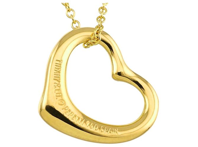 Autre Marque Collana Cuore in Oro Giallo 18K Tiffany & Co. - vista 4