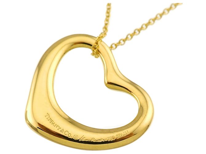 Autre Marque Collana Cuore in Oro Giallo 18K Tiffany & Co. - vista 4
