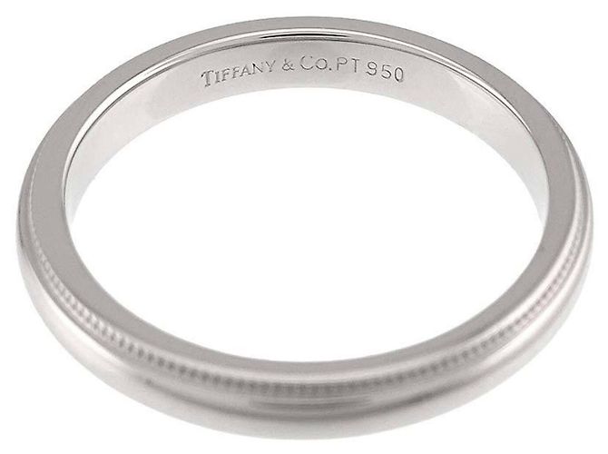 Autre Marque Anello Fascia Milgrain Tiffany & Co. - vista 3
