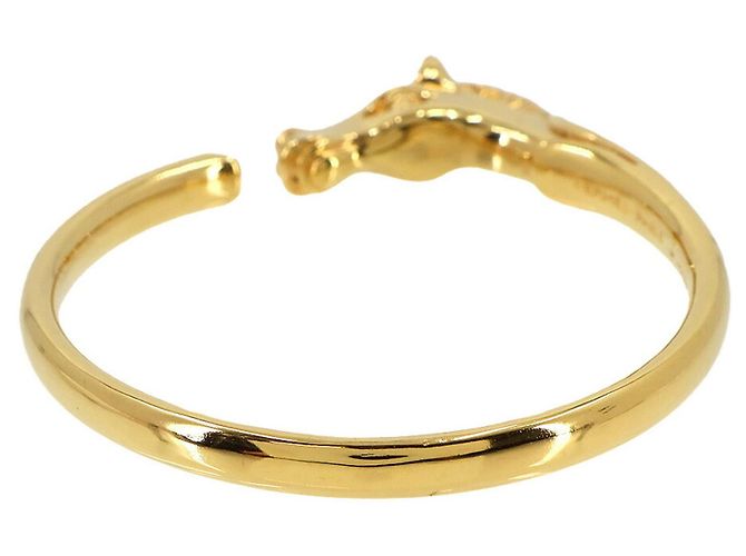 Hermès Bracciale Rigido Hermes Cheval Horse Gold - vista 3