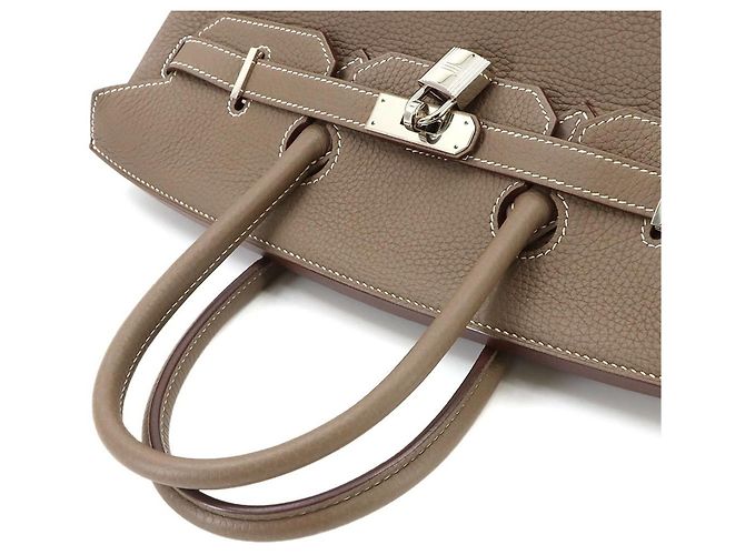 Hermès Borsa Hermes Birkin 35 Togo Etoupe - vista 6