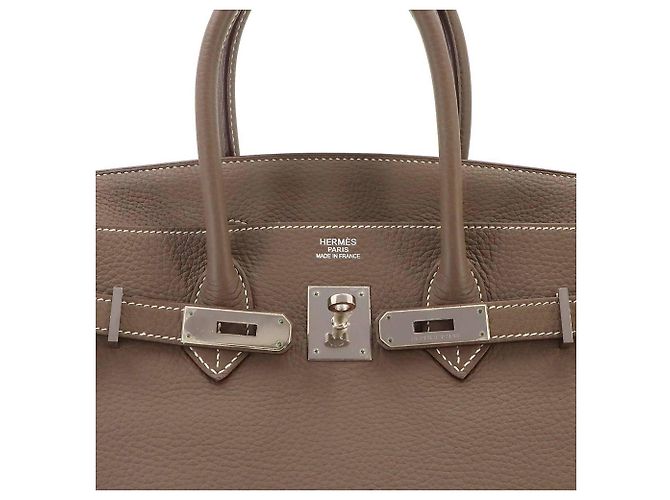 Hermès Borsa Hermes Birkin 35 Togo Etoupe - vista 8