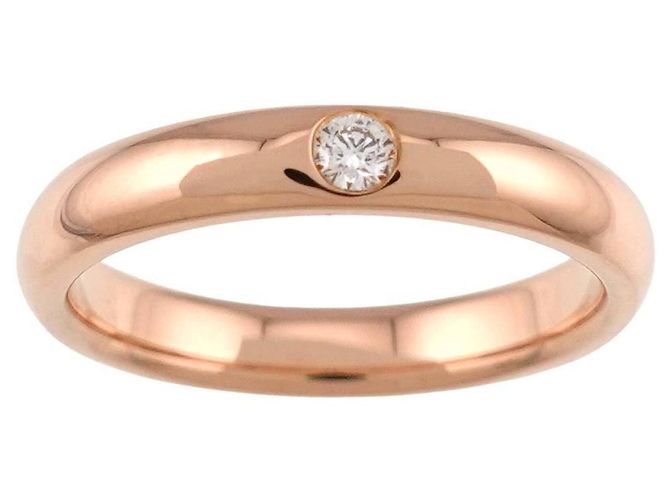 Harry Winston 18K Roségold Ring mit runden Diamanten - Ansicht 2