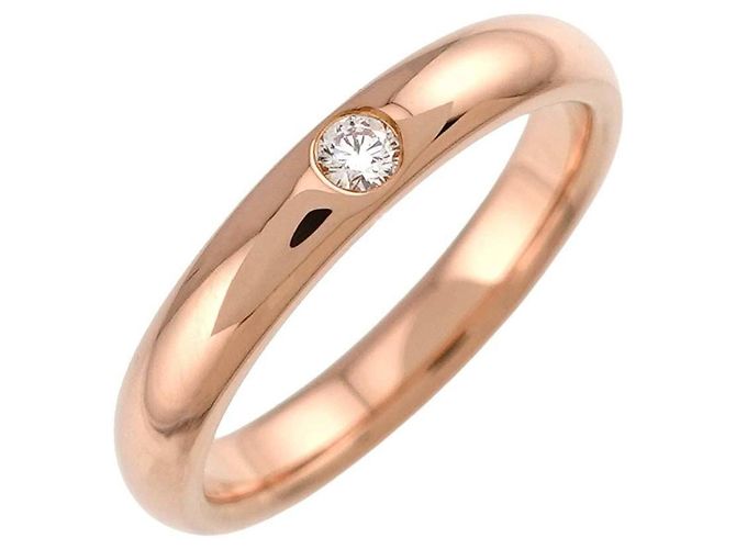 Harry Winston 18K Roségold Ring mit runden Diamanten - Ansicht 4