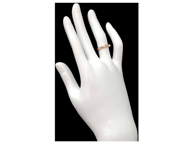Harry Winston 18K Roségold Ring mit runden Diamanten - Ansicht 6