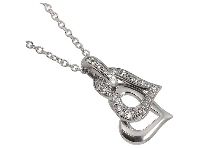 Collana Piaget Limelight Double Heart Diamanti - vista 3