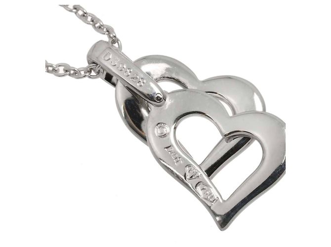 Collana Piaget Limelight Double Heart Diamanti - vista 4