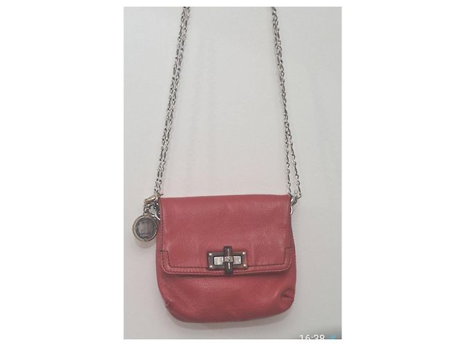 Lanvin Borsa a mano in pelle rossa - vista 2