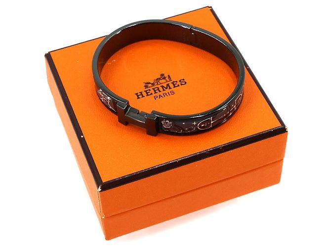 Hermès Hermes Clic HH T6 Bangle C'est la Fête Grand Classique So Black - Ansicht 2