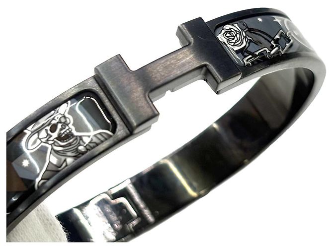 Hermès Hermes Clic HH T6 Bangle C'est la Fête Grand Classique So Black - Ansicht 8