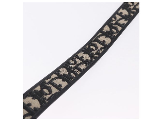 Christian Dior D-Gürtel aus Canvas und Leder - Ansicht 7