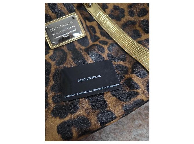 Magnifica borsa a mano Dolce & Gabbana leopardata - vista 13