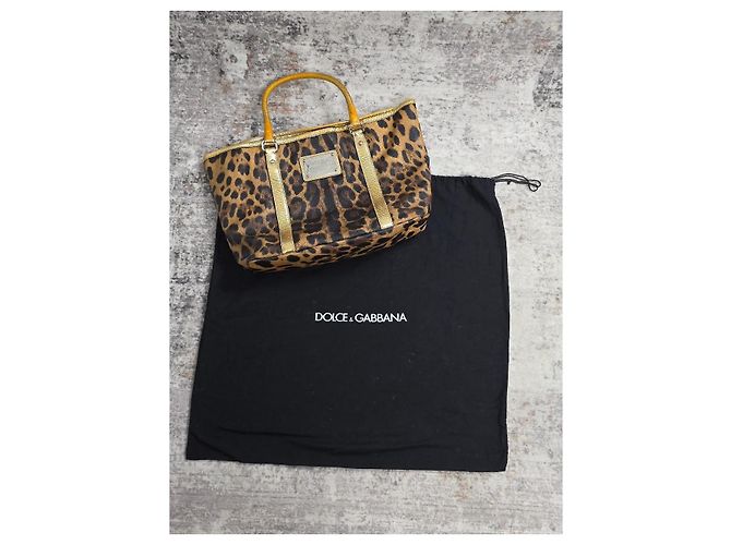Magnifica borsa a mano Dolce & Gabbana leopardata - vista 15