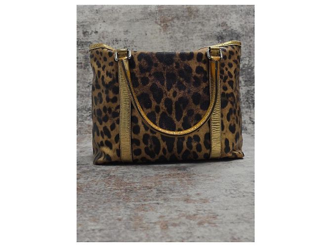 Magnifica borsa a mano Dolce & Gabbana leopardata - vista 6