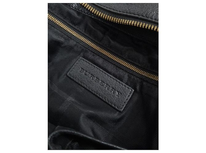 Borsa Burberry in pelle con tracolla a catena - vista 10