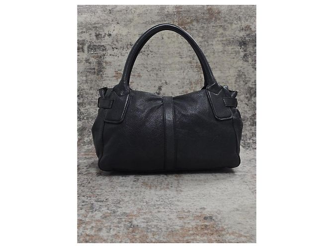 Borsa Burberry in pelle con tracolla a catena - vista 3